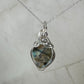Flashy Blue Labradorite Pendant Wire-Wrapped in Sterling Silver