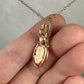 Vintage Carved Shell Cameo of Woman Pendant Wire-Wrapped in 14k Goldfill