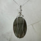 Flashy Purple Labradorite Pendant Wire-Wrapped in Sterling Silver