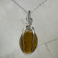 Nellite (Lion's Skin) Pendant Wire-Wrapped in Sterling Silver