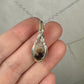 Dendritic "Picture" Agate Pendant Wrapped in Sterling Silver and 14k Goldfilled Wire