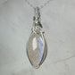 Sterling Silver Wire-Wrapped African Moonstone Pendant