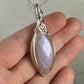 Sterling Silver Wire-Wrapped African Moonstone Pendant