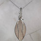 Sterling Silver Wire-Wrapped African Moonstone Pendant