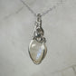 Sterling Silver Wire-Wrapped African Moonstone Pendant
