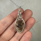 Dendritic "Picture" Agate Pendant Wrapped in Sterling Silver Wire