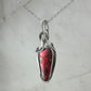 Flashy Rare, Natural Ammolite Pendant Wire-Wrapped in Sterling Silver