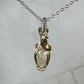Wire-Wrapped Natural Gold Rutilated Quartz Pendant in 14k Gold-Fill Sterling Silver