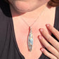 Wire-Wrapped Labradorite Statement Pendant in Sterling Silver Wire