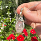 Rose Quartz Pendant Wrapped in Sterling Silver and 14k Goldfilled Wire