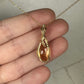 Rosecut Citrine Pendant Wire-Wrapped in 14k Goldfill