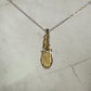 Natural Ethiopian Opal Pendant Wire-Wrapped in 14k Goldfill
