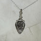Wire-Wrapped Natural Black Tourmaline Rutilated Quartz Pendant in Sterling Silver