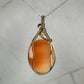 Vintage Carved Shell Cameo of Woman Pendant Wire-Wrapped in 14k Goldfill