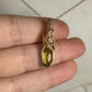 Wire-Wrapped Rosecut Peridot Pendant in 14k Goldfill