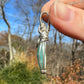 Wire-Wrapped Rosecut Amazonite Pendant in Sterling Silver