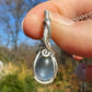 Sterling Silver Wire-Wrapped Blue Fluorite Pendant