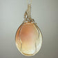 14k Goldfilled Wire-Wrapped Antique Carved Shell Cameo of Goddess Flora