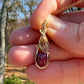 14k Goldfilled Wire-Wrapped Rosecut Ruby Pendant
