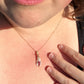 14k Goldfilled Wire-Wrapped Rosecut Ruby Pendant