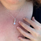 Sterling Silver Wire-Wrapped Rainbow Moonstone Pendant