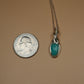 Rosecut Amazonite Pendant Wire-Wrapped in Sterling Silver