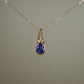 Lapis Lazuli Pendant Wire-Wrapped in 14k Goldfilled Wire