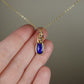 Lapis Lazuli Pendant Wire-Wrapped in 14k Goldfilled Wire