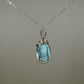 Larimar Pendante Wire-Wrapped in Sterling Silver