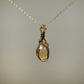 Citrine Pendante Wire-Wrapped in 14k Goldfill