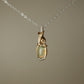 Ethiopian Opal Pendant Wire-Wrapped in Sterling Silver and 14k Goldfill