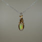 Ethiopian Opal Pendant Wire-Wrapped in Sterling Silver and 14k Goldfill